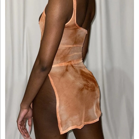 Custom made side split dress - Picture 2 of 4